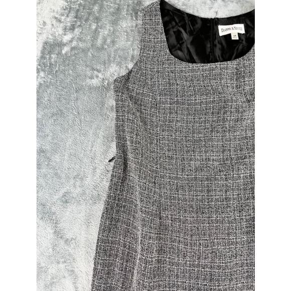 Danny & Nicole Women's Gray Tweed Dress & Matching Jacket Set Size 14P NWT - Picture 7 of 13